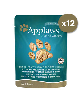 Cat Pouch 12 x 70 g mokra karma dla kota z tuńczykiem i anchois