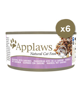 Cat Tin 6 x 70 g mokra karma dla kota z makrelą i sardynką