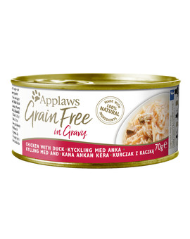 APPLAWS Cat Adult Grain Free in Gravy Chicken with Duck kurczak z kaczką w sosie 70 g