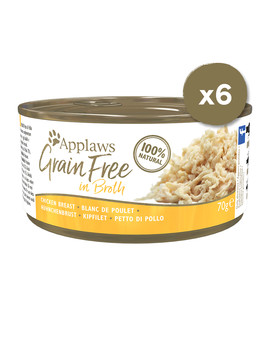 Cat Tin Grain Free 6 x 70 g mokra karma dla kota kurczak w bulionie