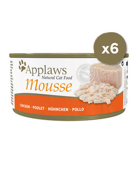 Cat Mousse Tin 6 x 70 g Chicken karma mokra dla kota z kurczakiem