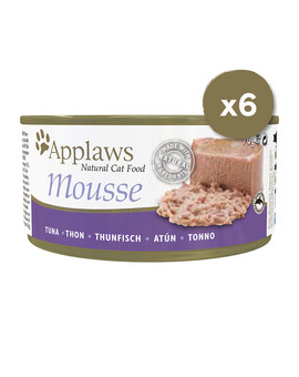 Cat Mousse Tin 6 x 70 g Tuna karma mokra dla kota z tuńczykiem