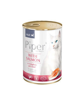 PIPER Animals z łososiem 400 g mokra karma dla kota
