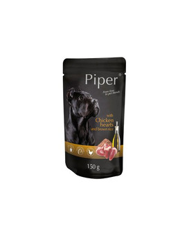 PIPER z sercami kurczaka i ryżem 150 g mokra karma dla dorosłych psów