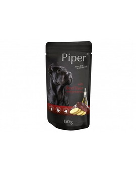 PIPER z wątrobą wołową i ziemniakami 150 g mokra karma dla dorosłych psów