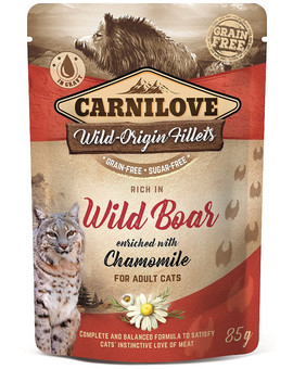 Cat Pouch Wild Boar & Chamomile 85g dzik i rumianek