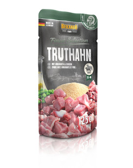 Finest Selection Indyk, amaranus i groszek 125 g mokra karma dla psa