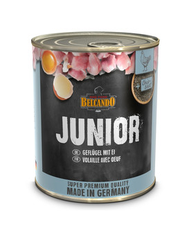 Super Premium Junior Drób, jajka 800 g mokra karma dla szczeniąt