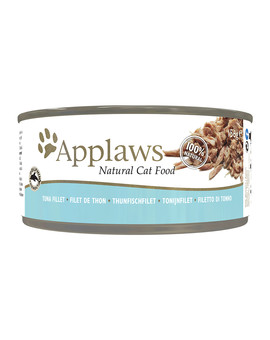 APPLAWS Cat Tin Tuna Fillet 72x156g mokra karma dla kotów Filet z tuńczyka