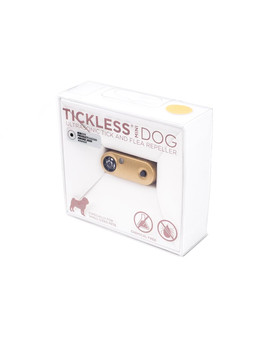 Mini Dog Ultradźwiękowy odstraszacz kleszczy i pcheł dla psów małych ras Złoty