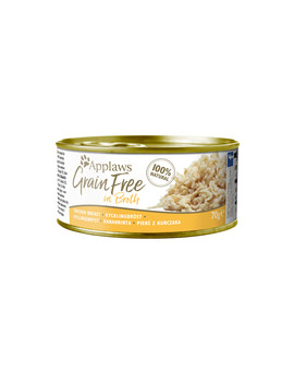 APPLAWS Cat Tin Grain Free Chicken in Gravy 72x70g mokra karma dla kota - Kurczak w sosie
