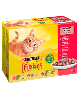 Mix mięsny Mulipack 72x85g mokra karma dla kota