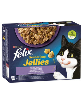Sensations Jellies Wybór Smaków w galaretce 72x85g mokra karma dla kota