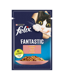 FELIX FANTASTIC Łosoś w galaretce 26x85g mokra karma dla kota