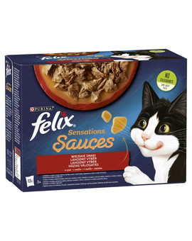 Sensations Sauce Wiejskie Smaki w sosie 12x85g mokra karma dla kota