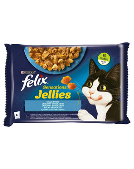 Sensations Jellies Rybne Smaki w galaretce 4x85g mokra karma dla kota