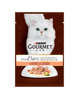 a La Carte łosoś z warzywami 24x85 g mokra karma dla kotów