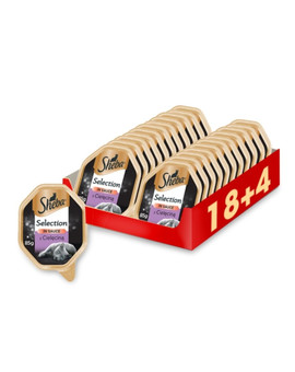 Selection in Sauce z Cielęciną 22 x 85g (18 + 4 gratis)