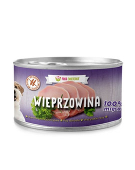 PAKA ZWIERZAKA Wieprzowina 12x410 g mokra karma dla psa