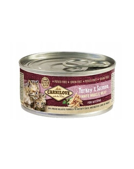 Kittens turkey&salmon 12 x 100 g indyk i łosoś karma dla kociąt