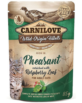 Pheasant & Raspberry leaves 24 x 85 g bażant i liście maliny