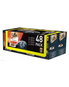 saszetka 48x85g Select Slices in Gravy - mokra karma dla kotów w sosie (z wołowiną, z królikiem, z kurczakiem, z indykiem)