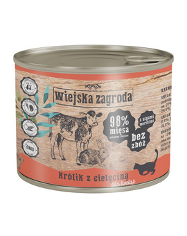 Kitten Królik i cielęcina 200 g puszka dla kociąt