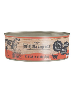 Kitten Królik i cielęcina 85 g puszka dla kociąt