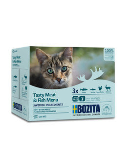Multibox Meat&Fish Menu saszetki w sosie dla kota 12 x 85 g