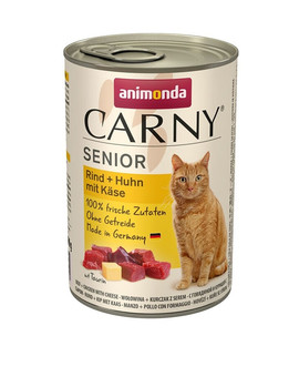 Carny Senior Wołowina Kurczak i Ser 400 g