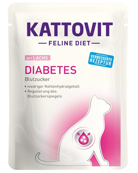 Feline Diet Diabetes Łosoś 85 g