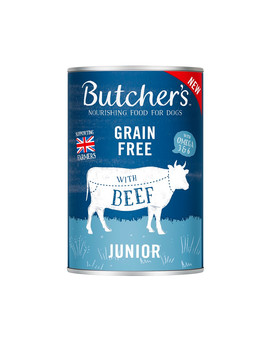 Original Junior, karma dla psa, kawałki z wołowiną w galaretce, 400g