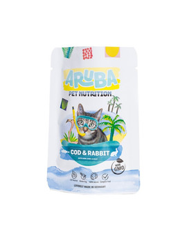 Cat Dorsz i królik z bok choy i kelpem 70 g