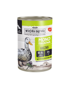 Kaczka monobiałkowa mokra karma dla psa 400g