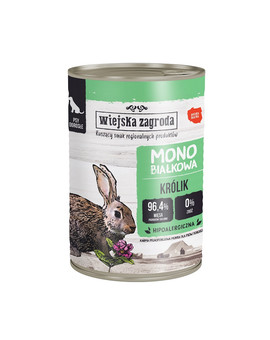 Królik monobiałkowa mokra karma dla psa 400g