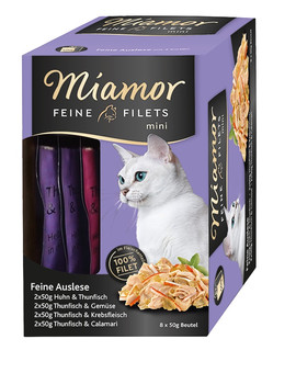Feine Filets Mini Multibox w galaretce 8 x 50 g kurczak i tuńczyk