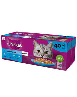 Adult saszetka 40 x 85 g Smaki Rybne w galaretce łosoś, tuńczyk, dorsz, biała ryba