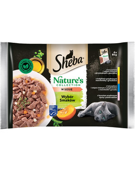 Nature’s Collection Wybór Smaków mokra karma pełnoporcjowa dla dorosłych kotów w sosie 13x(4x85g)