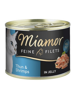 Feline Filets Tuńczyk i krewetki w galaretce 185 g