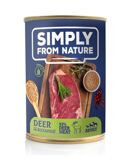 Mokra karma dla psa Jeleń z kaszą gryczaną 400 g