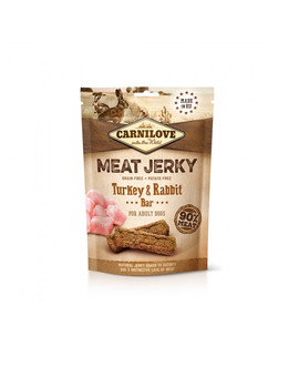 Jerky turkey & rabbit bar 100g