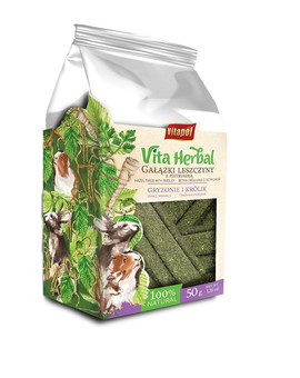 Vita Herbal Gałązki leszczyny dla gryzoni i królika 50g