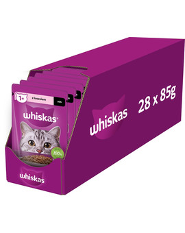 Adult saszetka 28x85g mokra karma dla dorosłych kotów w sosie z łososiem
