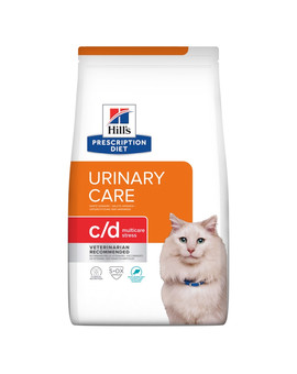 HILL'S Prescription Diet c/d Multicare Stress Urinary Care sucha karma dla kotów z rybą morską 8kg