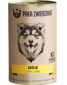 Karma królik i dzik z dynią dla psa 400 g