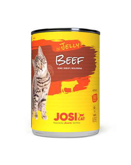 JOSERA JosiCat Wołowina w galaretce 400g dla dorosłego kotaw galaretce 400g dla dorosłego kota