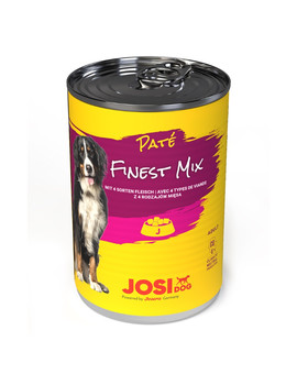 JosiDog Finest Mix Pate pasztet 4 rodzaje mięsa 400 g dla dorosłych psów