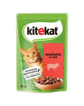 Wołowina w sosie 28x85 g dla dorosłych kotów