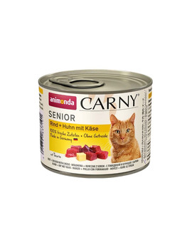 Carny Puszka Kot Senior Wołowina/Kurczak/Ser 200 g