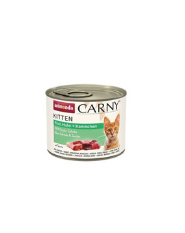 Carny Kitten Beef&Chicken&Rabbit 200 g wołowina, kurczak i królik dla kociąt